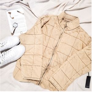 F2 Quilted Zip Jacket Fp Dolman Dupe 
